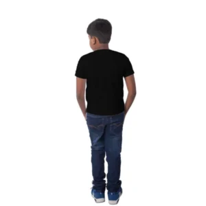 Boys Cotton Will Be Cool Half Sleeve TShirt (Black) – view 2