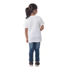 Girls Cotton Bubo Half Sleeve TShirt (White) – view 2