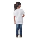 Girls Cotton Tribal Half Sleeve TShirt (White) – view 2