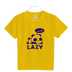 Boys Cotton Lazy Half Sleeve TShirt (Mustard) – view 2