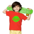 Boys Cotton Adorable Baby Half Sleeve TShirt (Red) – view 4