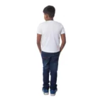 Boys Cotton Will Be Cool Half Sleeve TShirt (White) – view 2