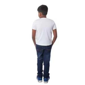 Boys Cotton Will Be Cool Half Sleeve TShirt (White) – view 2