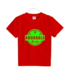 Boys Cotton Adorable Baby Half Sleeve TShirt (Red) – view 2
