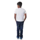 Boys Cotton Off Road Adventure Half Sleeve TShirt (White) – view 3