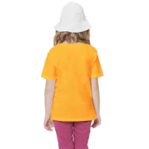 Girls Cotton Akashi Half Sleeve TShirt (Yellow) – view 2