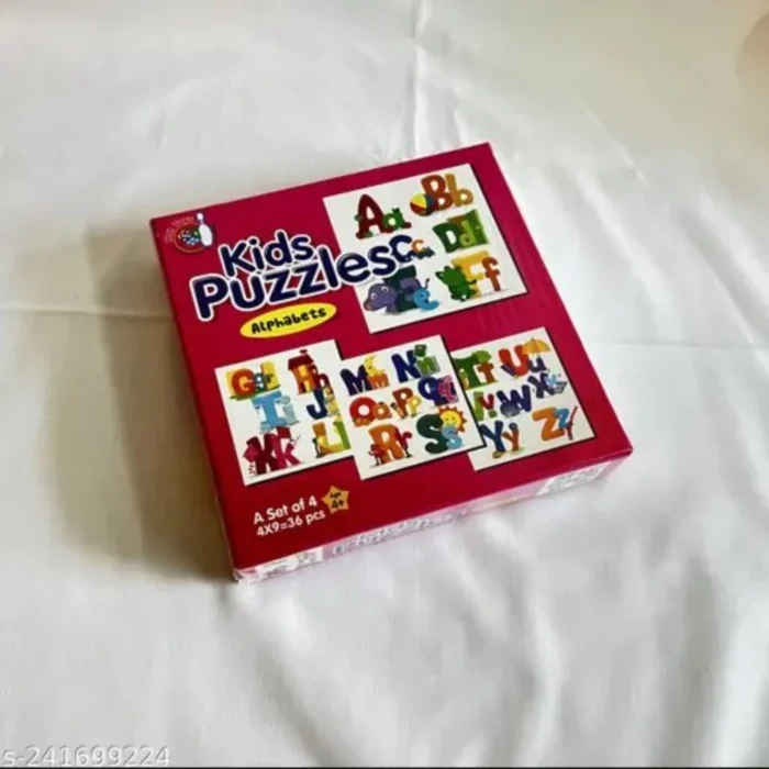 4_Pcs Set Alphapet Puzzle | Cardboard | Educational Toys | 4+ Years – view 3