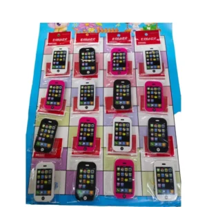 Pack Of_5 Mobile Eraser for Kids for School Use Eraser for Girls and Boys for Return Gift Item, Multicolo