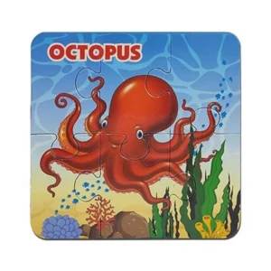 3_Pcs Set Water Animal Puzzle | Cardboard | Educational Toys | 3+ Years – view 2