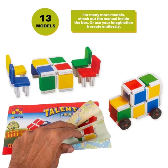 66_Pcs Set Talent Small Block | Plastic | Educational Toys | 3+ Years – view 6