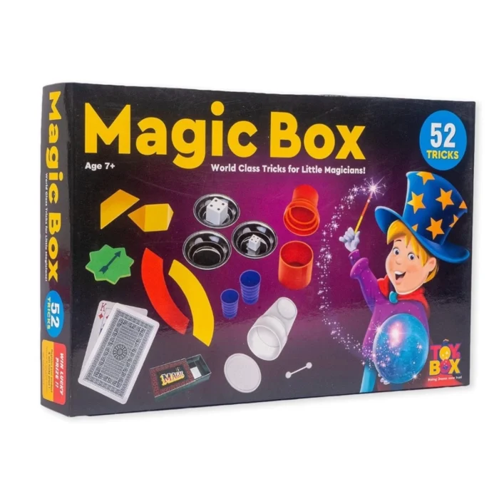 Magician Tricks Magic Box | Cardboard, Plastic | Educational Toys | 3+ Years