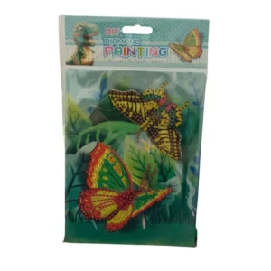 Pack Of_2 Diamond Painting Kit – Butterfly | Cardboard | Stationery | 2+ Years
