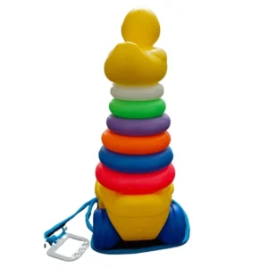 Dady Duck With Rings For Toddlers | Plastic | Toys| 1+ Years – view 2