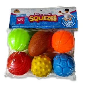 Squeeze ball (6pcs)| Plastic | Toys | 3+ Years – view 2