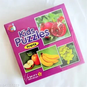 4_Pcs Set Fruits Puzzle | Cardboard | Educational Toys | 4+ Years – view 2