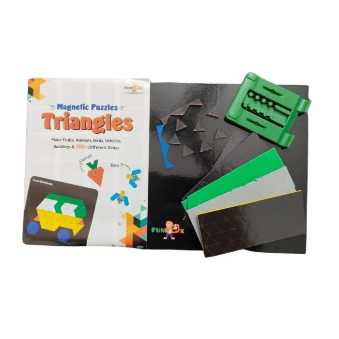 Magnetic Puzzle Triangle | Cardboard | Educational Toys| 3+ Years – view 2