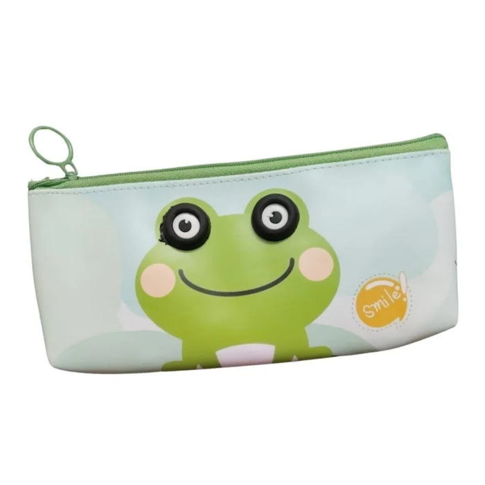 53860353078_c3fd7dce89_o_d-1000x1000-1.webp Pack Of_2 Frog Cartoon Printed Pencil Pouch | Canvas | Stationery | 3+ Years