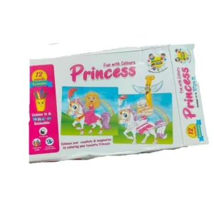 Fun With Coloring Board-Princess | Cardboard | Educational Toys| 3+ Years – view 2