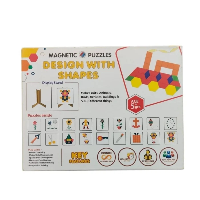 Magnetic Puzzle | Cardboard | Educational Toys| 3+ Years – view 3