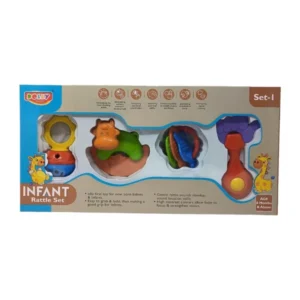 Infant Rattle Set (4 pcs) | ‎Plastic | Toys | 3+ Months – view 2
