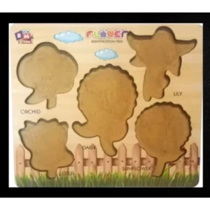 Wooden Puzzle – Flowers | Wood | Educational Toys | 3+ Years – view 2