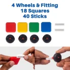 66_Pcs Set Talent Small Block | Plastic | Educational Toys | 3+ Years – view 5