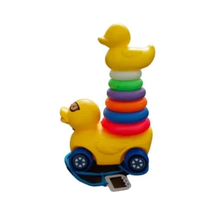 Dady Duck With Rings For Toddlers | Plastic | Toys| 1+ Years