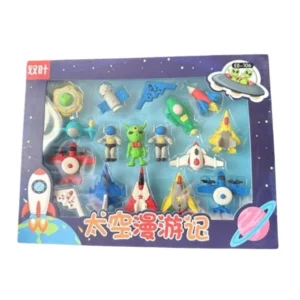 Eraser Set – Space Theme | Rubber | Stationery | 5+ Years