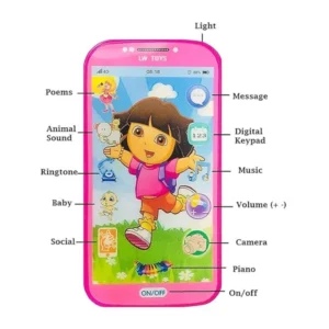 Plastic Mobile Smartphone With Touch Screen And Multiple Sound Effects (Multicolor ) – view 2