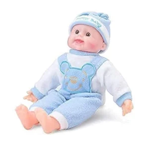 Plastic Happy Baby Laughing Musical Boy Doll With Touch Sensors – Sound Ideal Gift For Kids (Multicolor )