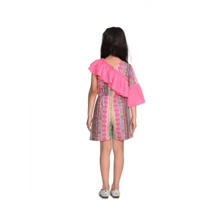 PID-66024-Girl-s-3-4th-Sleeves-Printed-Dress-Pink-2-1000x1000-1.webp Girl’s Cotton & Polyester Printed 3/4th Sleeves Dress (Pink) – view 3