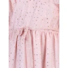 Girl’s Net Printed Sleeveless Dress (Blush Pink) – view 3