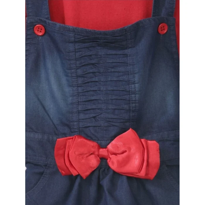PID-66046-Girl-s-Sleeveless-Bow-Dungaree-Skirt-Red-3-1000x1000-1.webp Girl’s Denim & Cotton Bow Sleeveless Dungaree (Red) – view 3