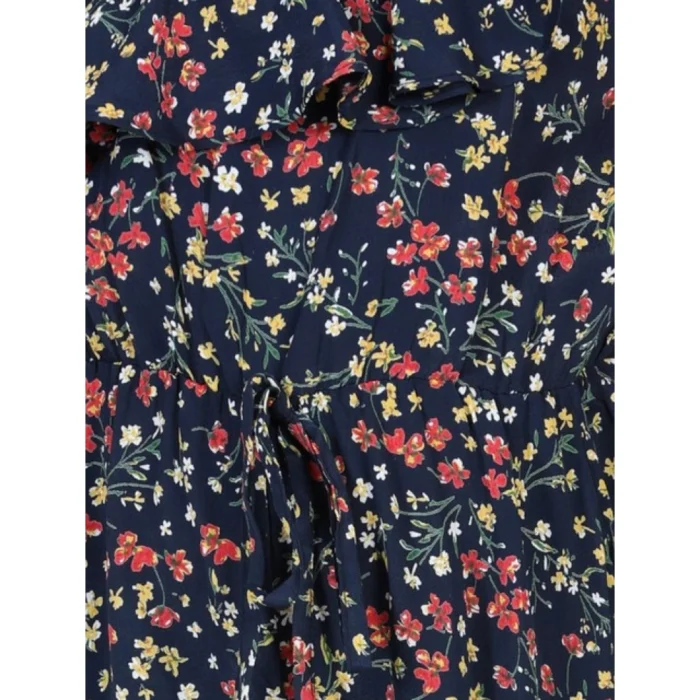 Girl’s Polyester Moss Floral Sleeveless Jumpsuit (Multicolor) – view 3