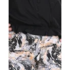 Girl’s Cotton Floral Elasticated Jegging and Top Set (Black) – view 3