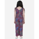 Girl’s Polyester Crepe Floral Short Sleeve Set (Multicolor) – view 4